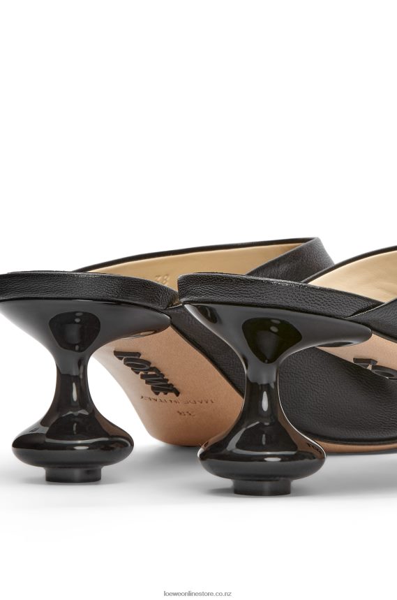 Loewe Women Toy mule in goatskin Black LH60R739