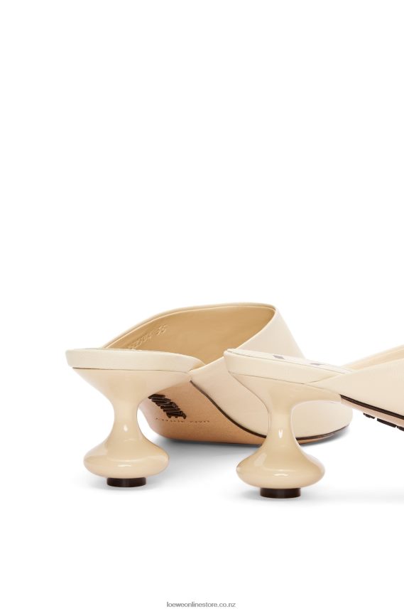 Loewe Women Toy mule in goatskin Oat Milk LH60R725