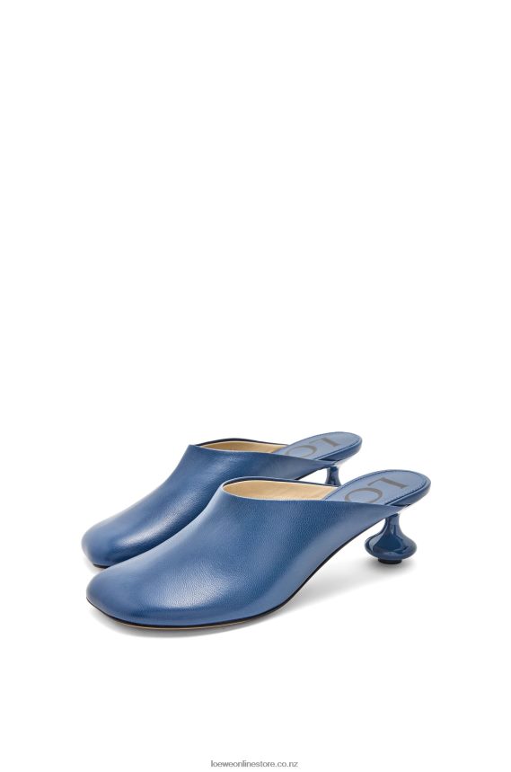 Loewe Women Toy mule in goatskin Raw Denim LH60R724