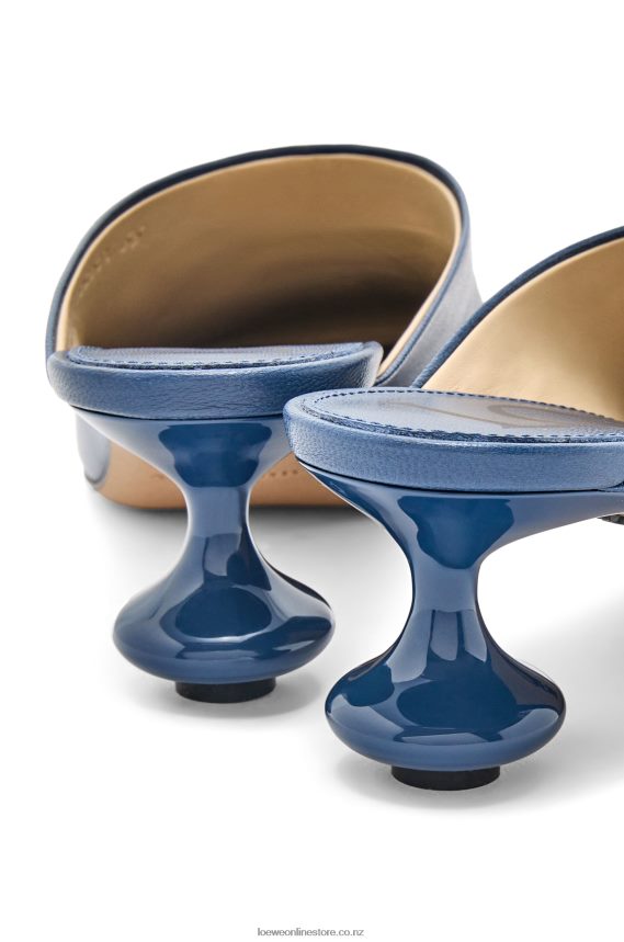 Loewe Women Toy mule in goatskin Raw Denim LH60R724