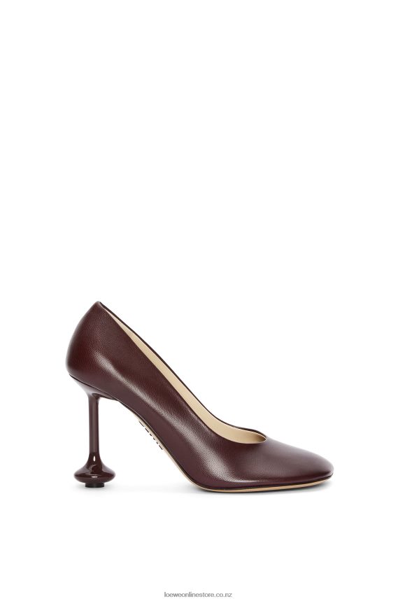 Loewe Women Toy pump in goatskin Burgundy LH60R730