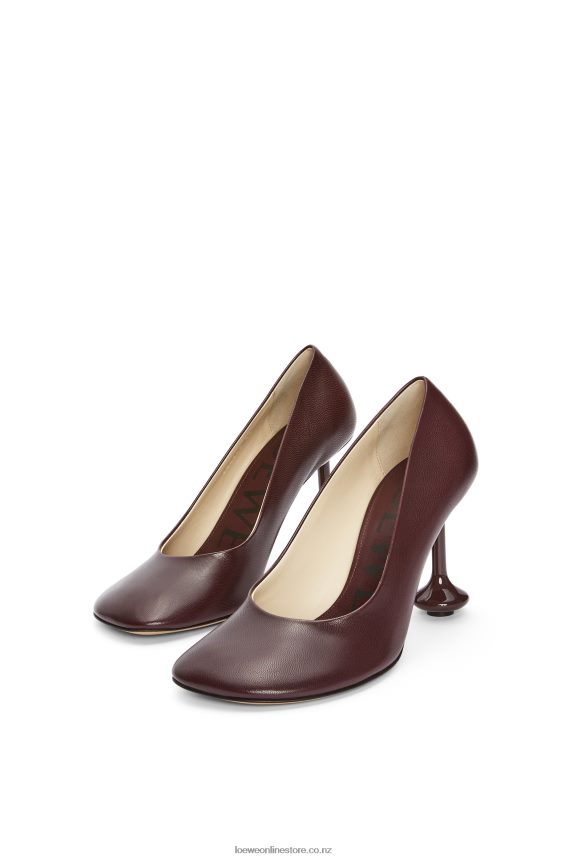 Loewe Women Toy pump in goatskin Burgundy LH60R730