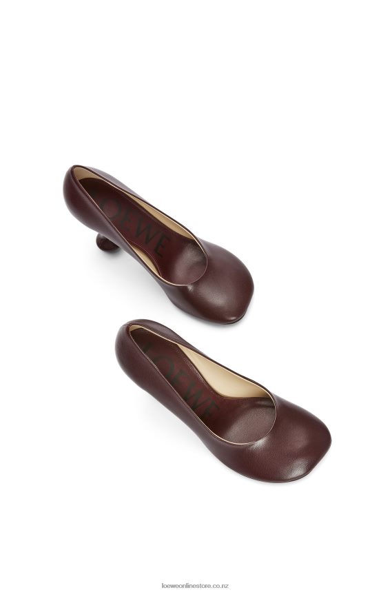 Loewe Women Toy pump in goatskin Burgundy LH60R730
