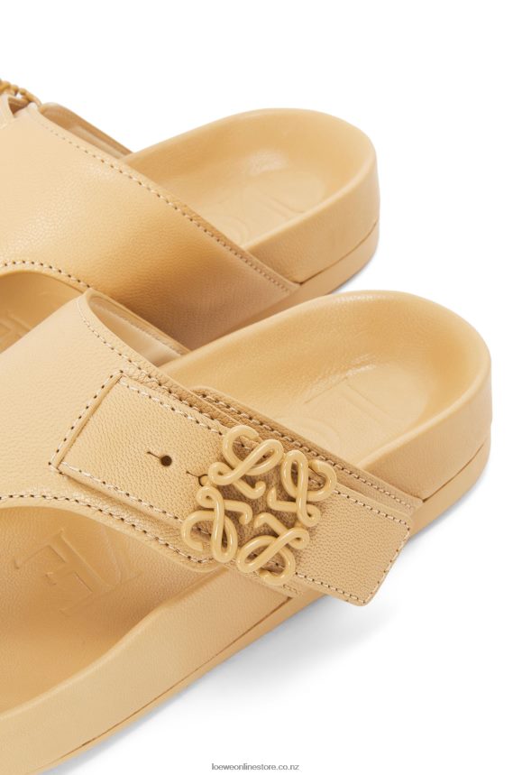 Loewe Women Ease toe post sandal in goatskin Medium Concealer LH60R683