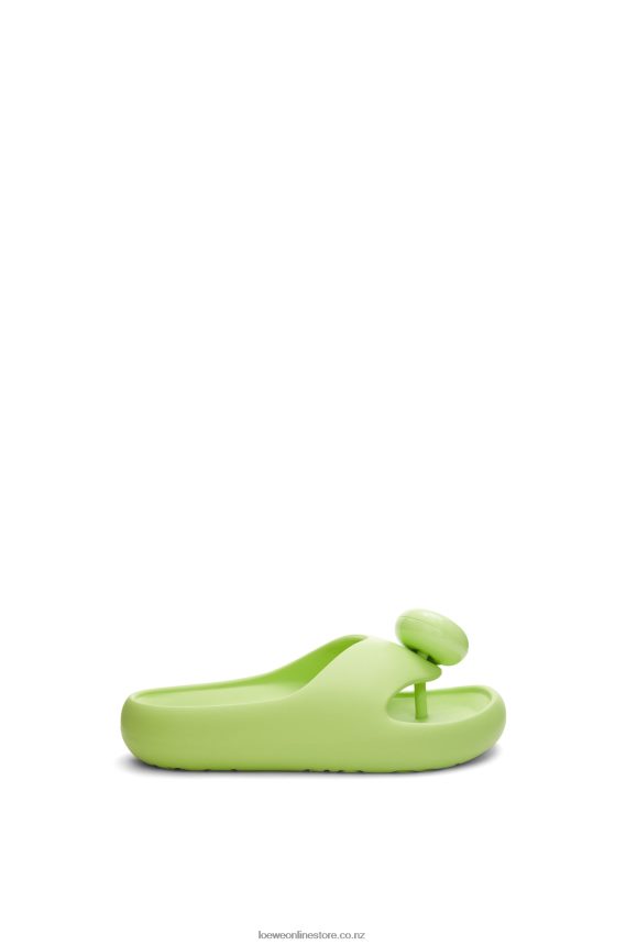 Loewe Women Foam Slide Lime LH60R716