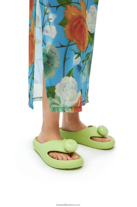 Loewe Women Foam Slide Lime LH60R716