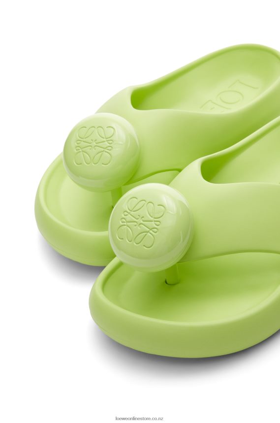 Loewe Women Foam Slide Lime LH60R716