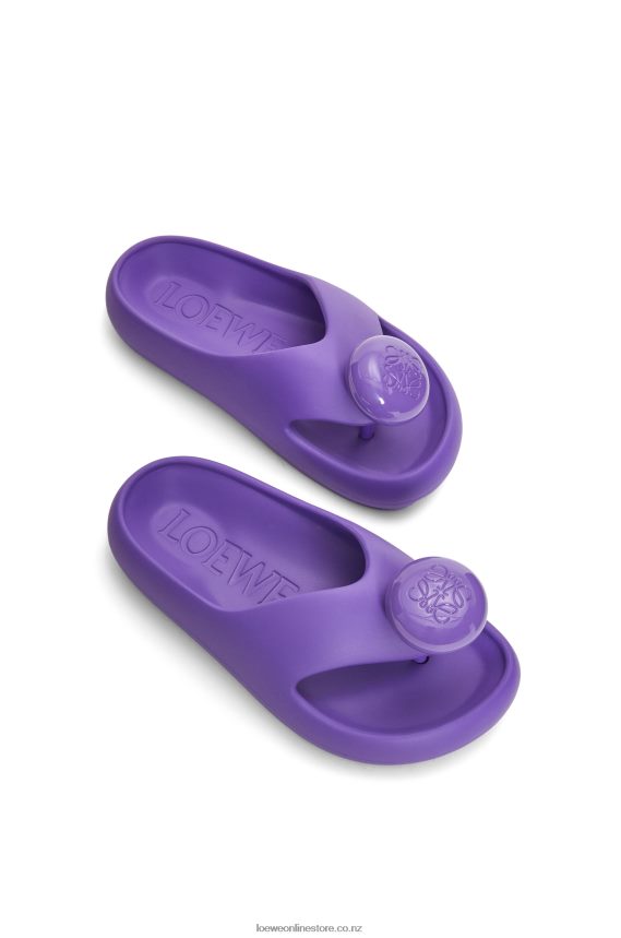 Loewe Women Foam Slide Purple LH60R718