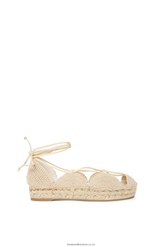 Loewe Women Solar espadrille in jute Natural LH60R696