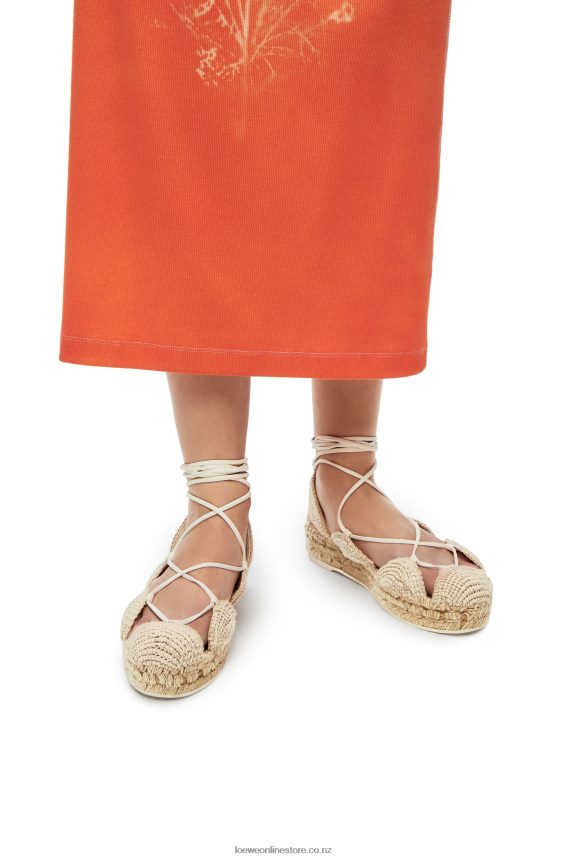 Loewe Women Solar espadrille in jute Natural LH60R696
