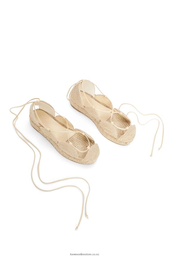 Loewe Women Solar espadrille in jute Natural LH60R696