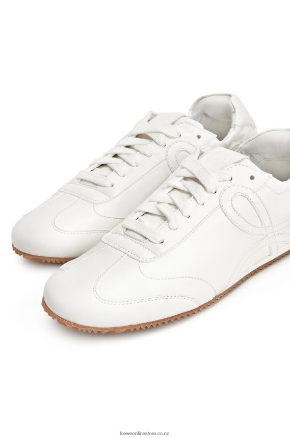 Loewe Women Ballet runner in lambskin Soft White LH60R655