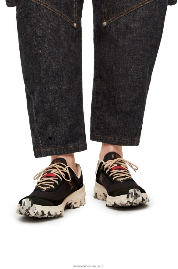 Loewe Women Cloudventure running shoe in nylon Black LH60R636