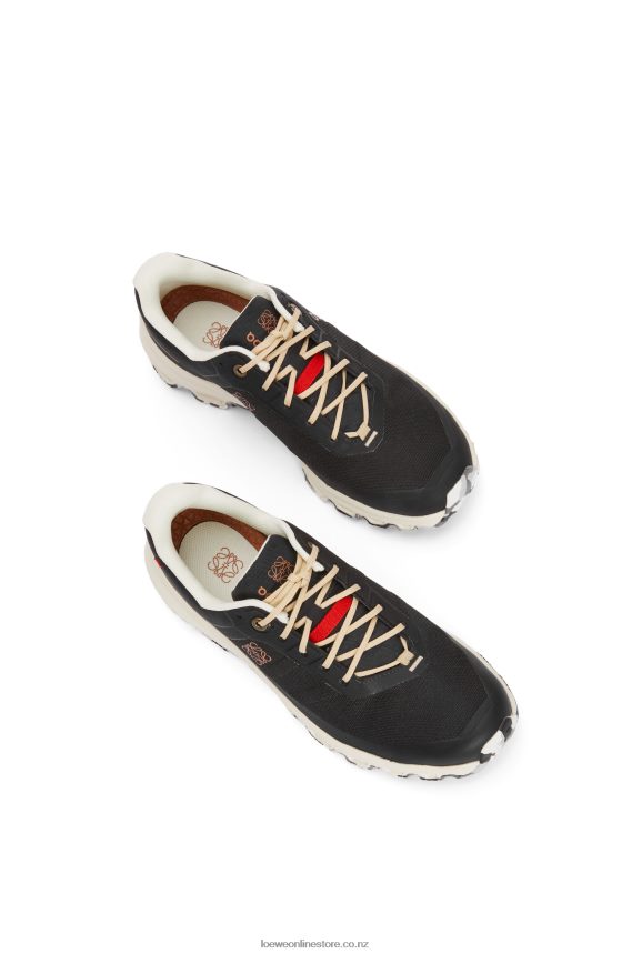 Loewe Women Cloudventure running shoe in nylon Black LH60R636